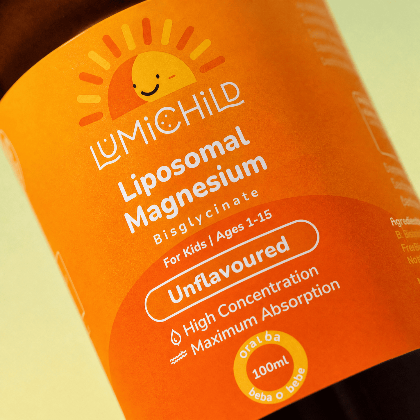 Liposomal Magnesium for Kids (Age 1+) Unflavoured 150ml