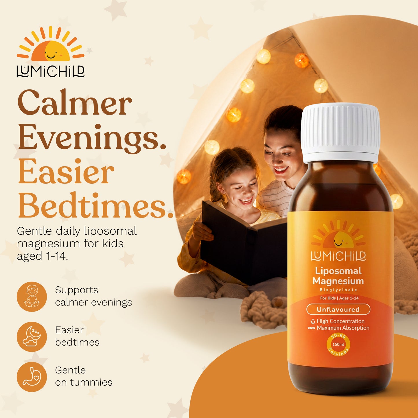 Liposomal Magnesium for Kids (Age 1+) Unflavoured 150ml